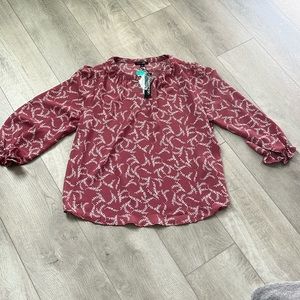 Petite large women’s blush top